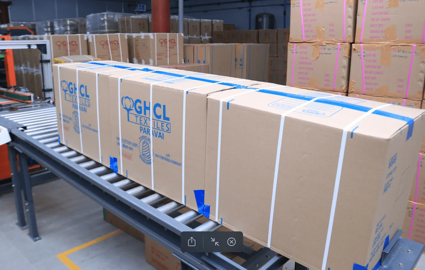 Revolutionizing Efficiency: GHCL’s Auto Cone Pack System Packs 20,000 Kilos of Yarn Daily with a Single Operator