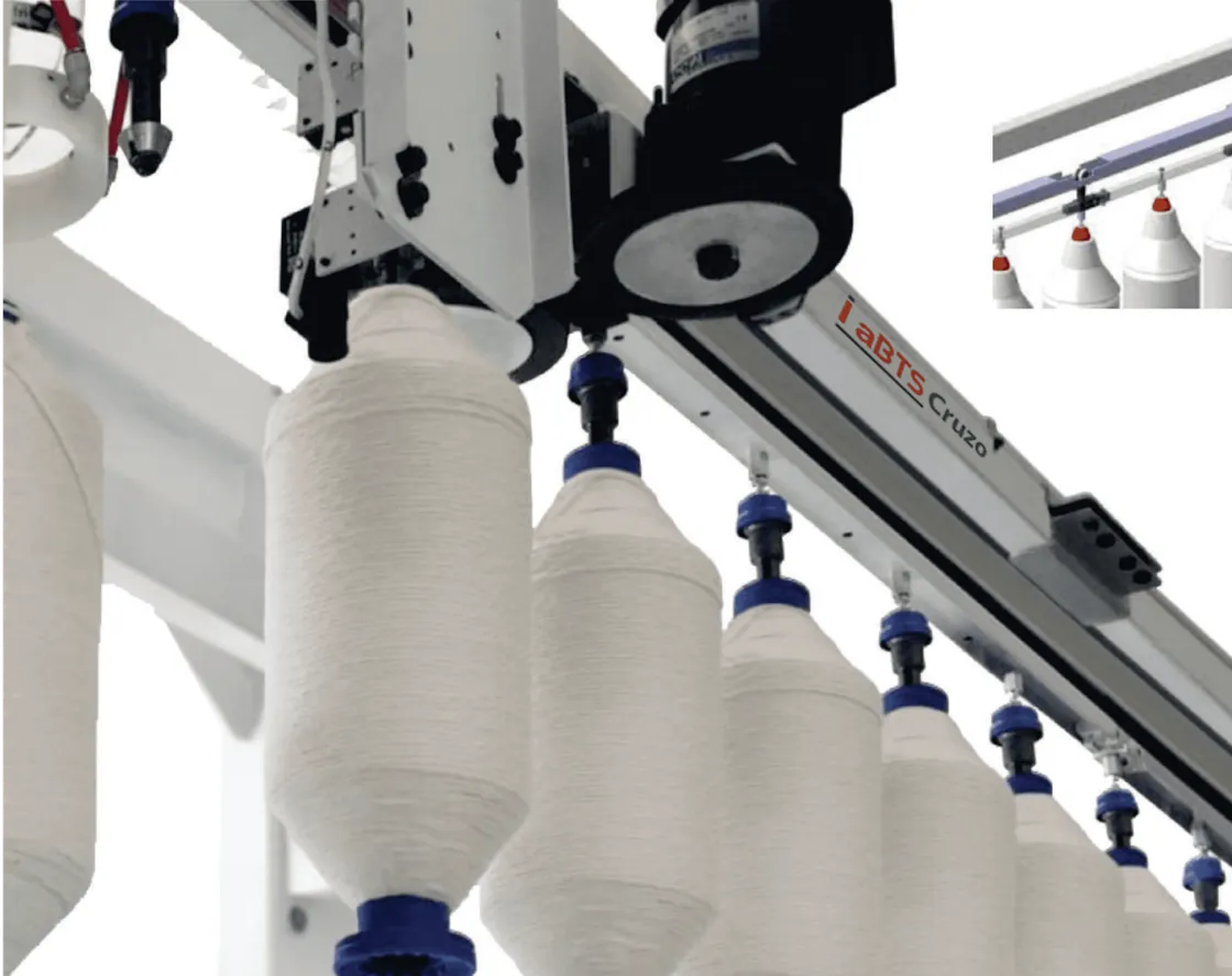 iaBTS-Cruzo overhead roving bobbin transport carriers